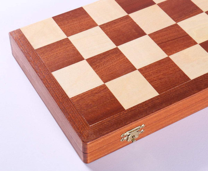 16" Wooden Checkers Set (64 squares) - Chess Set - Chess-House
