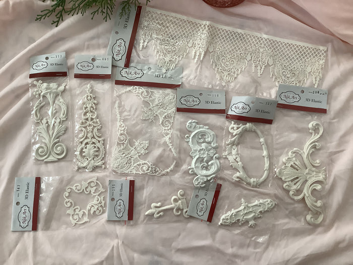 Nik·Art Embellishment Bundle No. 2 — Large (15 Pieces) | Rare European Decorative Castings