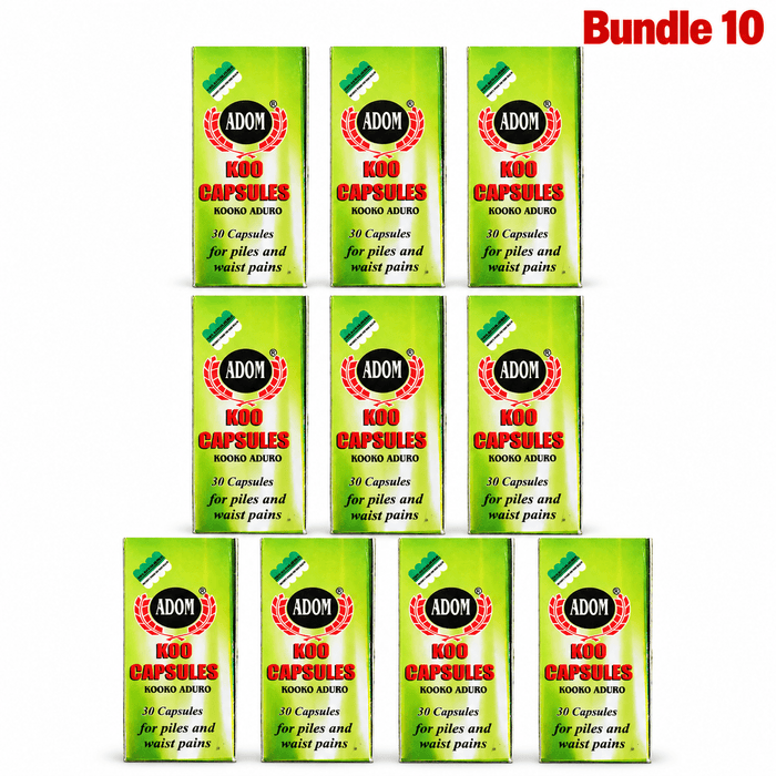 Adom Koo Capsules | Traditional Herbal Supplement - Yado African & Caribbean Market