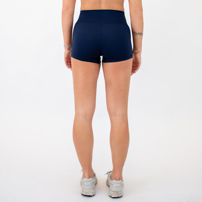 Classic Navy Apex Contour Short 3.25" - Mid Rise by FLEO - 6