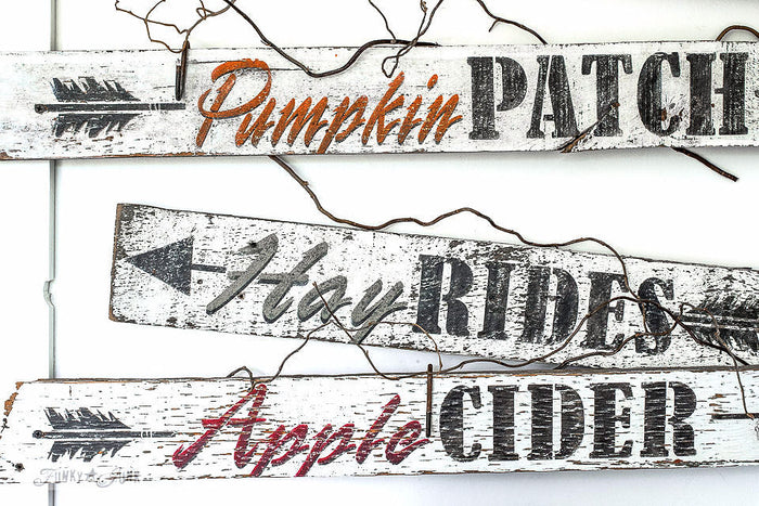 Apple Cider Stencil - Funky Junks Old Sign Stencils
