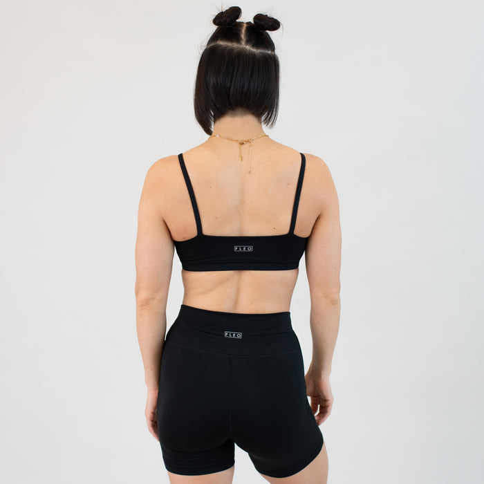 Bandeau Sports Bra - Black