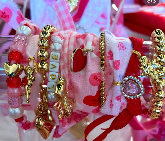 Bespoke Valentine’s Day Bracelet Set