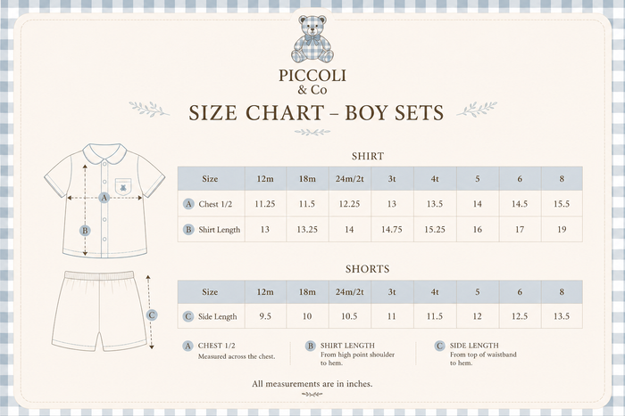Big Brother Sailboats Handsmocked 2-Pc