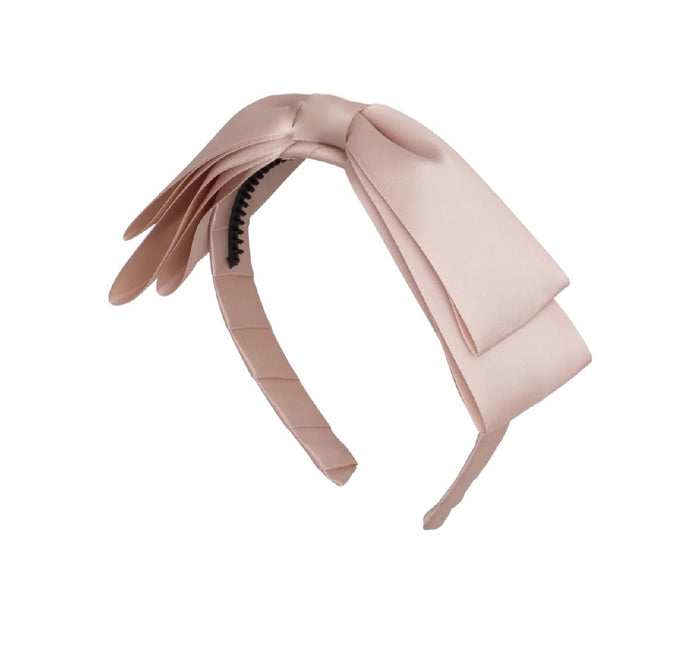 Blair Bow Vanilla Satin Headband