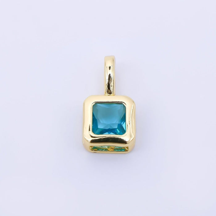 Blue Square Charm