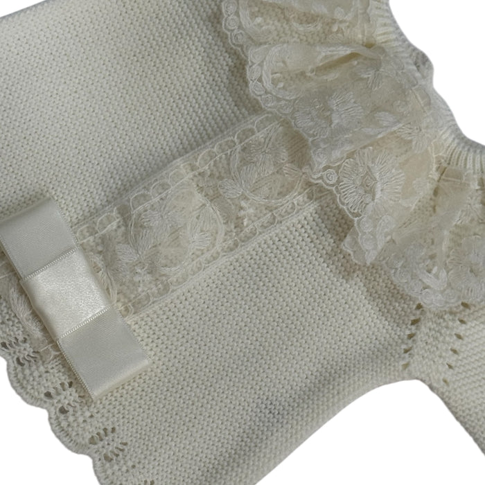 Briggita Luxe Ivory 3-piece Knitted Set