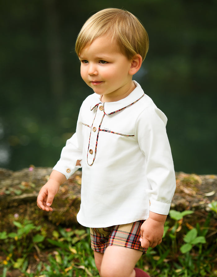 Calabazas Checkered Boy 2-Piece Set