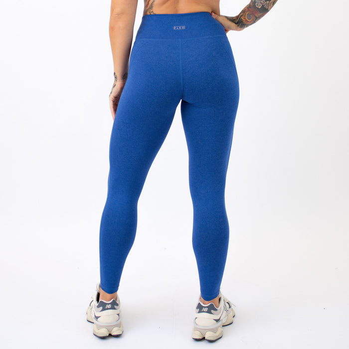 Heather Ultramarine No Front Seam Legging 7/8 25" - Charge