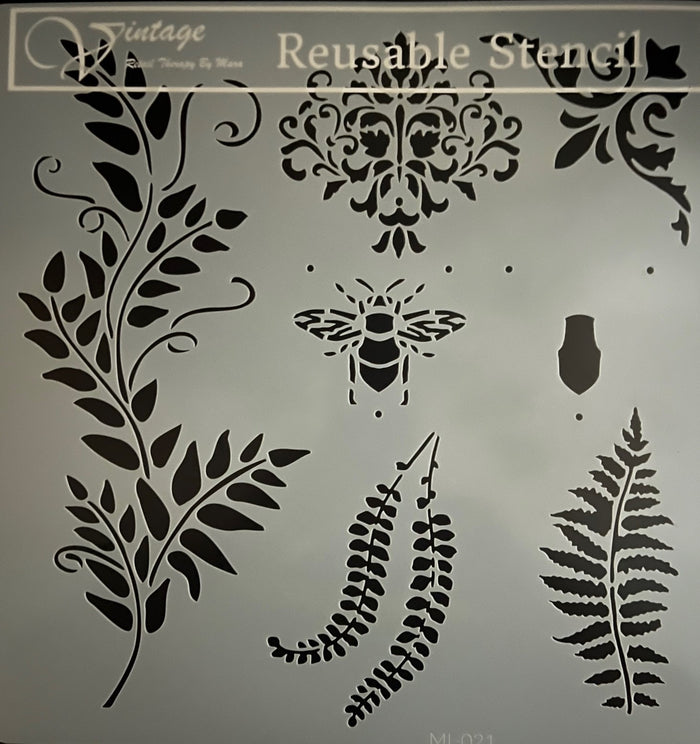 Classic Elements Stencil by Mara