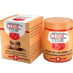 Clinic Clear Face Cream - DSR - Crème Visage in a 50g container, skin brightening and moisturizing cream for even-toned complexion.