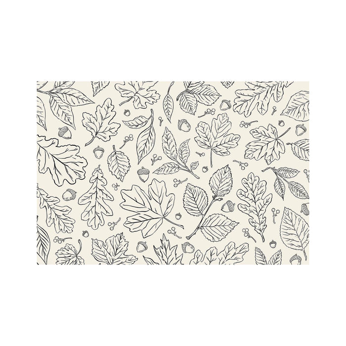 Coloring Leaves Paper Placemats - Pad of 24