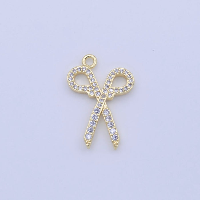 Crystal Scissors Charm