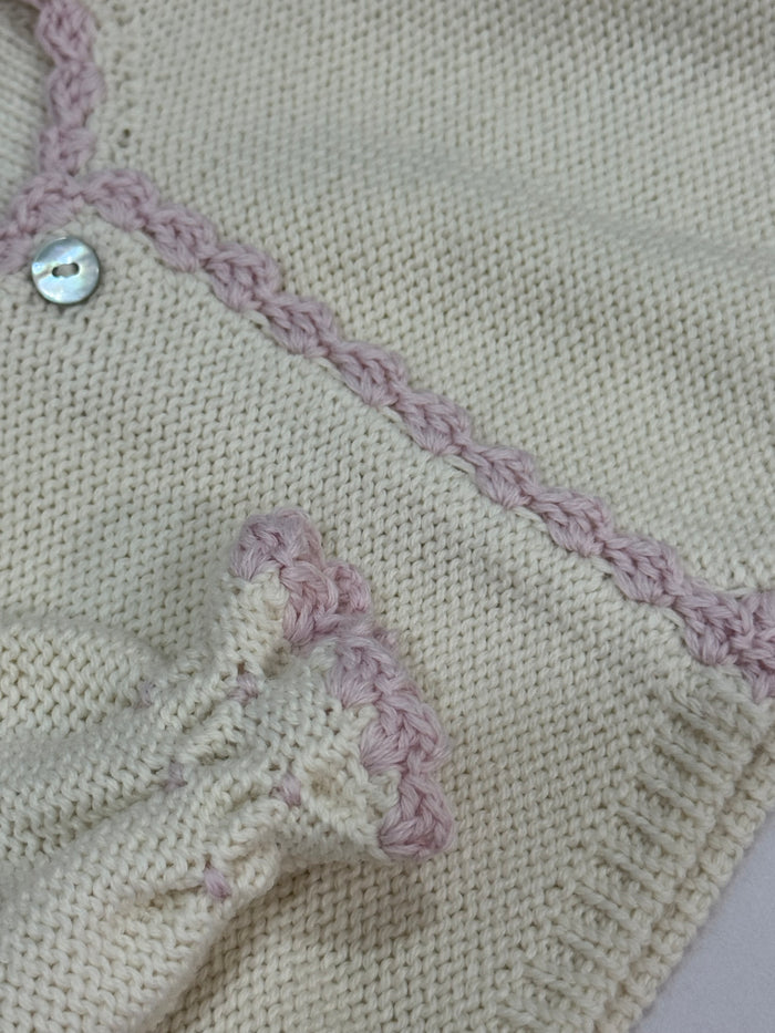 Daria Light Pink Knitted Cardigan