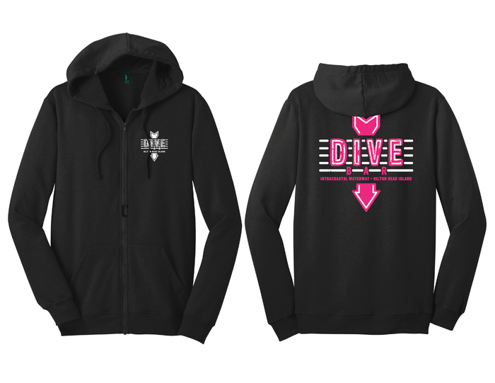 Dive Bar Full Zip Hoodie