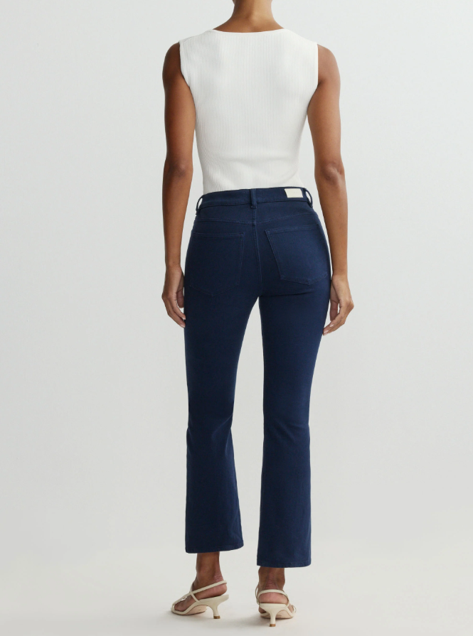 DL1961 Bridget Hight Rise Cropped Bootcut in Bright Navy