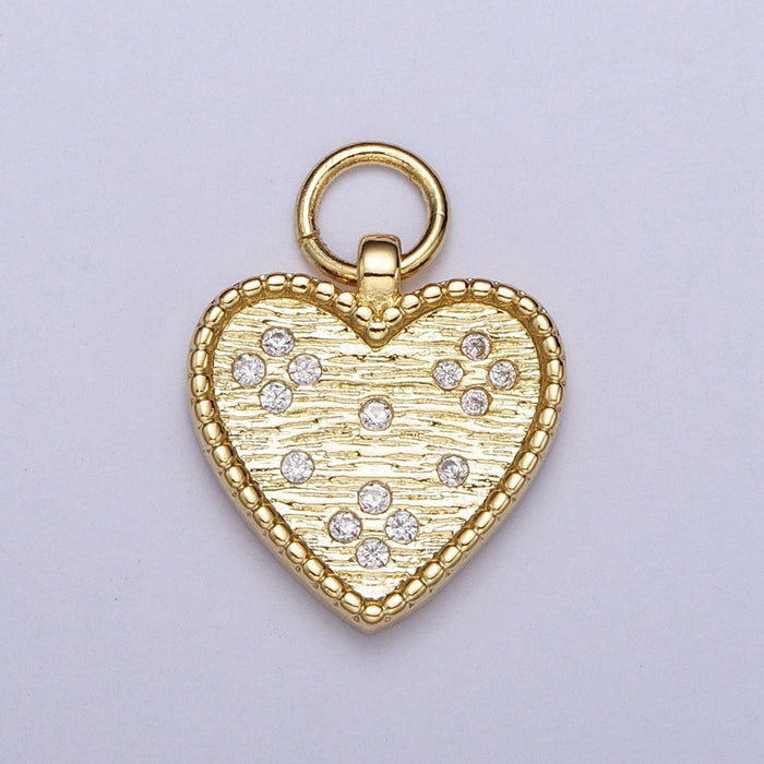 Dotted Heart Charm