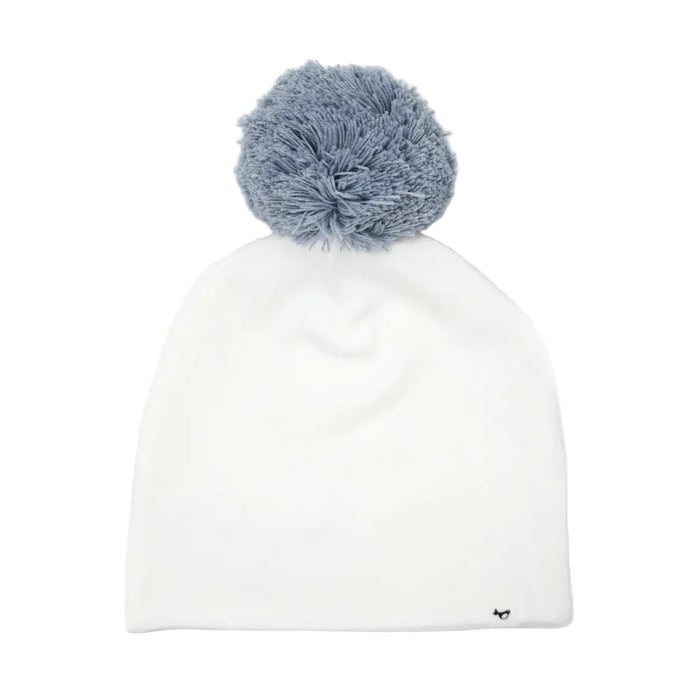 “Fog” Pom Baby Hat