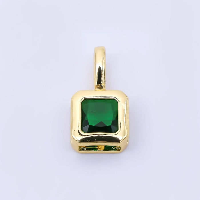 Green Square Charm