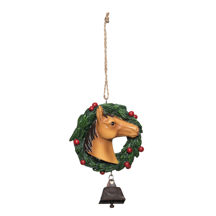 A Horse with Bell Ornament.