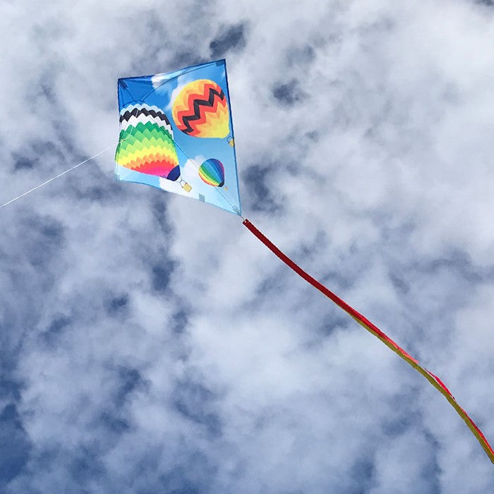 Hot Air Balloon 30" Diamond Kite