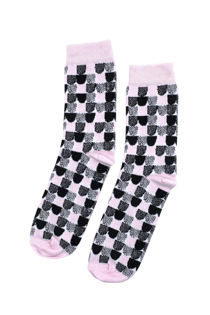 Kauniste Finland Sokeri Pink Socks - Nordic Labels