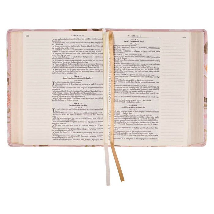 KJV Notetaking Bible Faux Leather Strength&Dignity Prov31:25