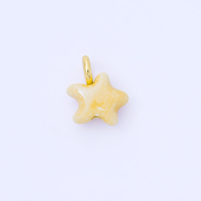 Light Brown Star Charm