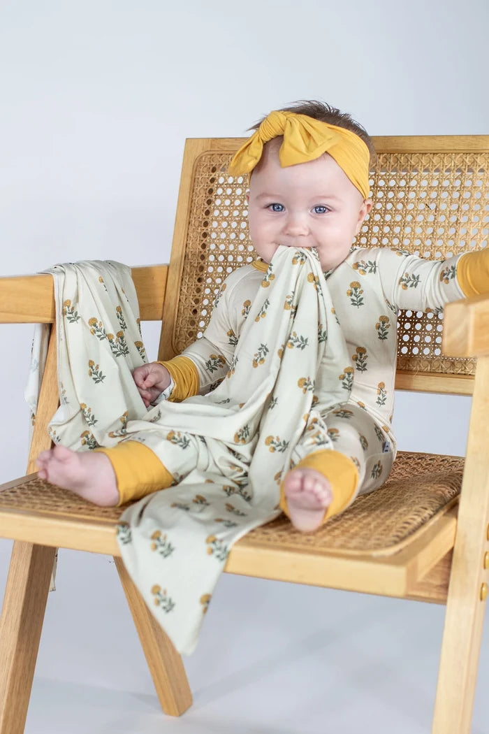 Marigold Print Blanket