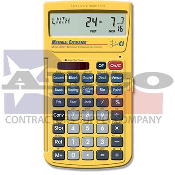 Material Estimator Calculator