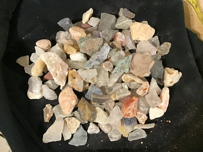 MOVING SALE! 50LBS (17 Stone) Brazilian Tumbling Mix - Over 100 Pcs Per Lb.