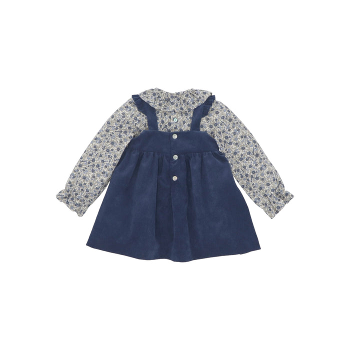 Nuit Floral Girl 2-piece Overall Set