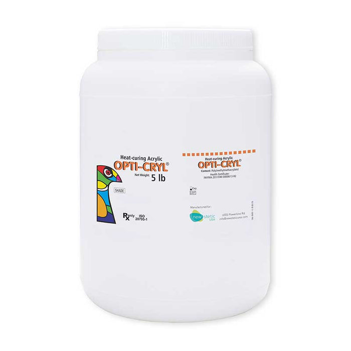 Opticryl Heat Cure Original Powder 1 LB and 5 LBS