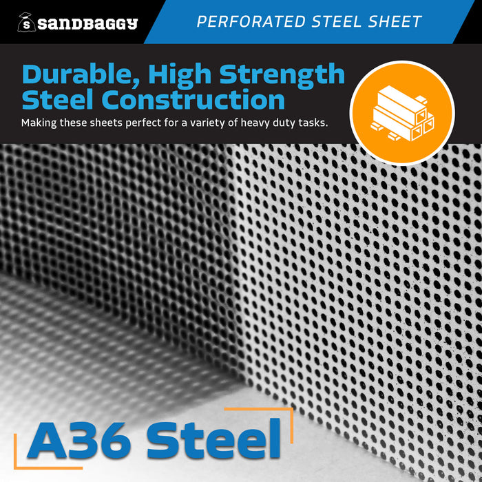 a36 perforated steel sheet 24 x 24