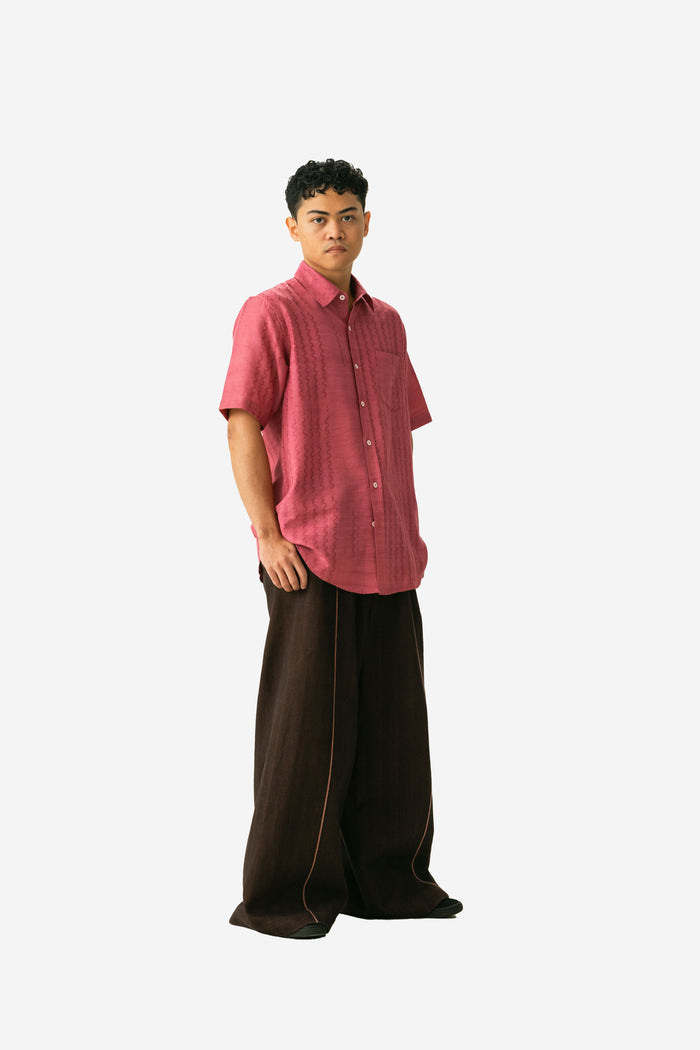 “Puspa” - Ombak Laut Short Sleeve Shirt