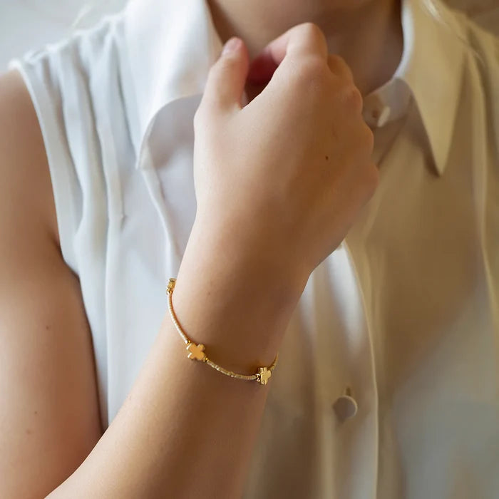 RESTOCK :: Faithful Bangle- Latte