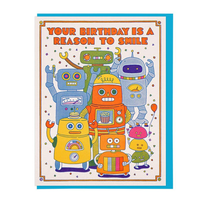 Robot Smile Birthday
