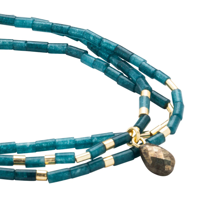Scout Stone of Dreams Teardrop Wrap Bracelet/Necklace