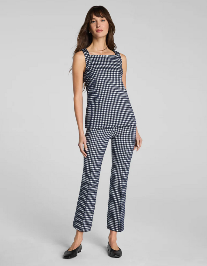 Spanx Ponte Jacquard Square Neck Tank