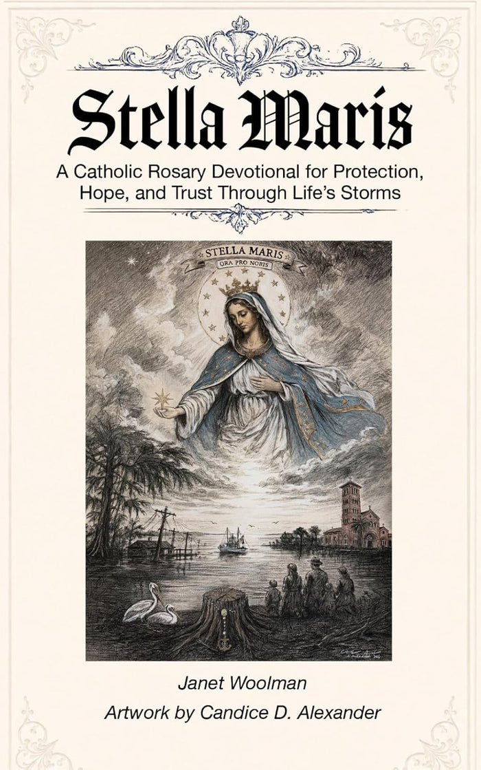 Stella Maris, Star of the Sea Argentium Silver and White Bronze Rosary Package