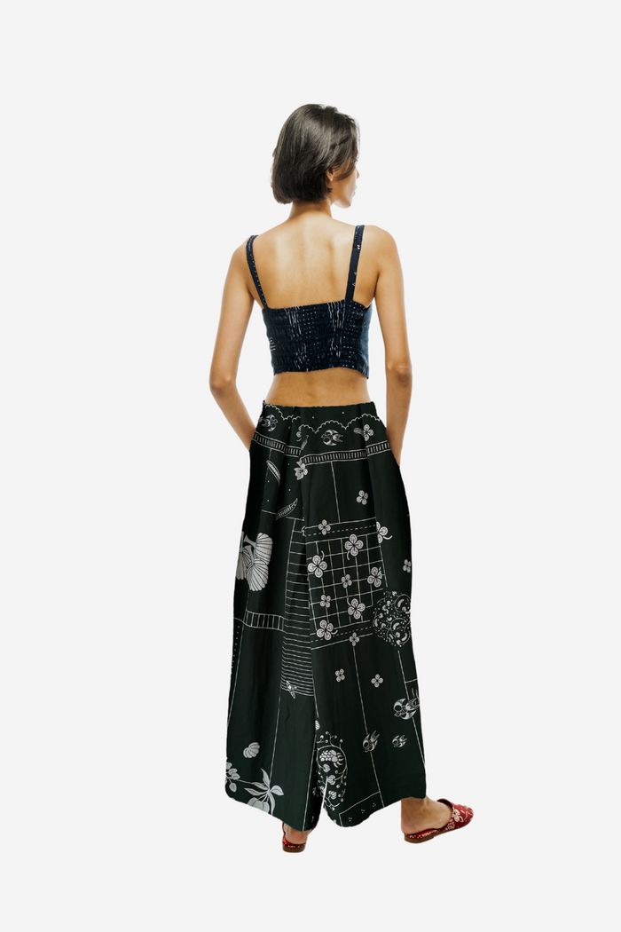 "Tambal" - Two Buttons Maxi Pants
