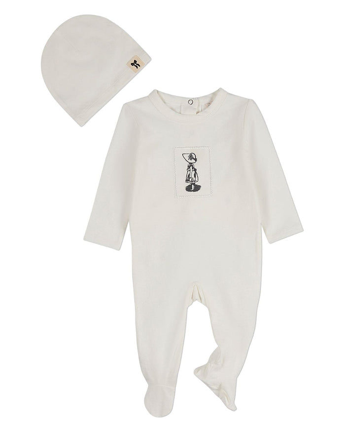 The Little Girl And Her Sun Bonnet Footie & Beanie Set