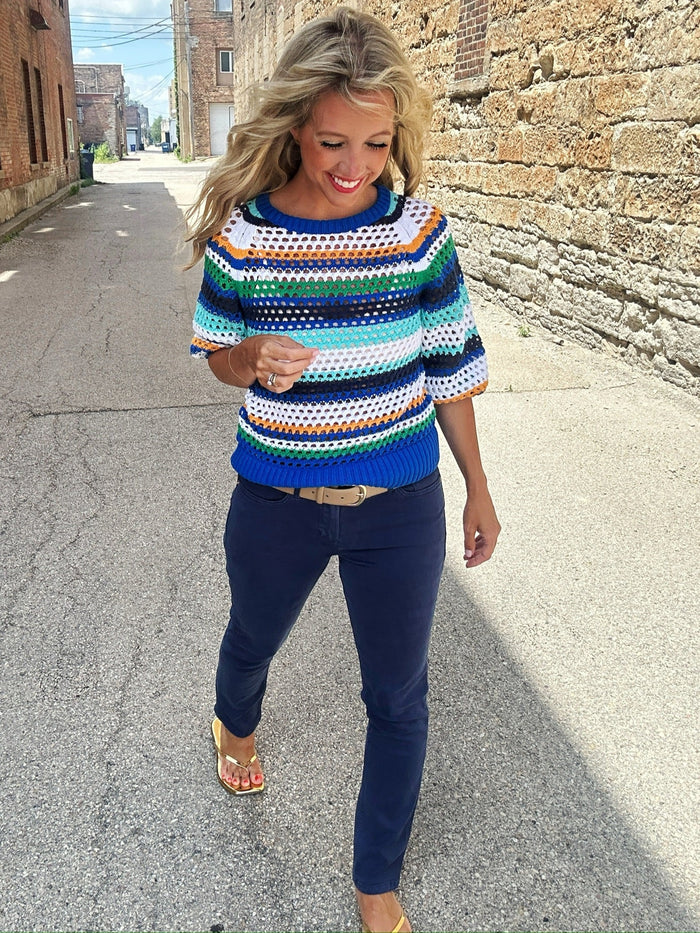 Tribal Feeling Knit Sweater