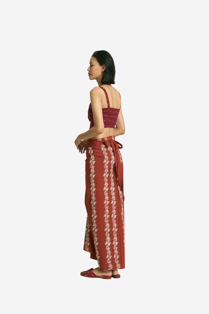 "Untaian Bunga" - Wrap Skirt