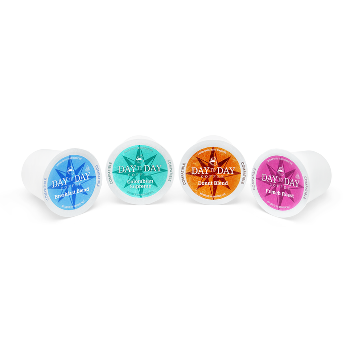 Variety Pack Regular Single Serve Coffee Pods