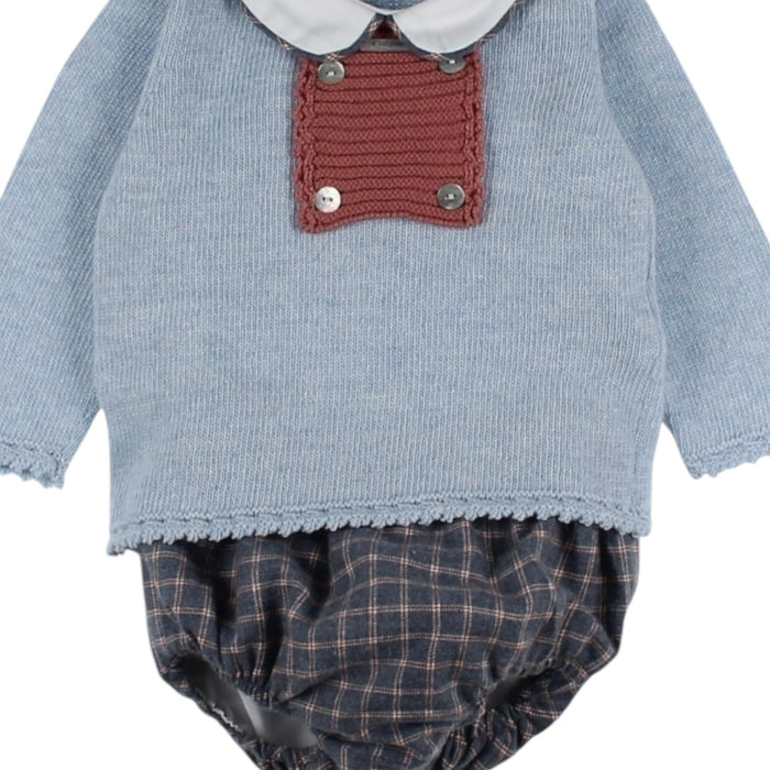 Wilson Boy Half-Knitted Set