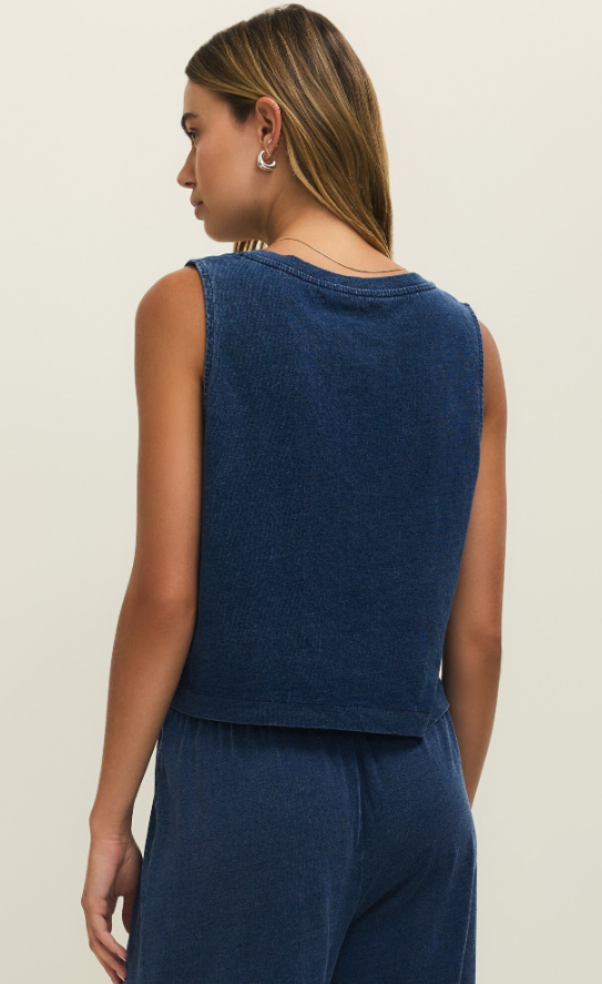 Z Supply Sloane V-Neck Denim Tank