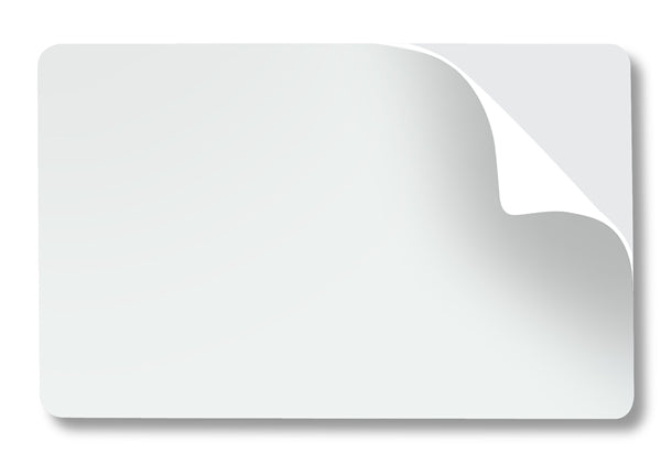 Zebra 10 mil Adhesive Back PVC Cards - ZCD-104523-010