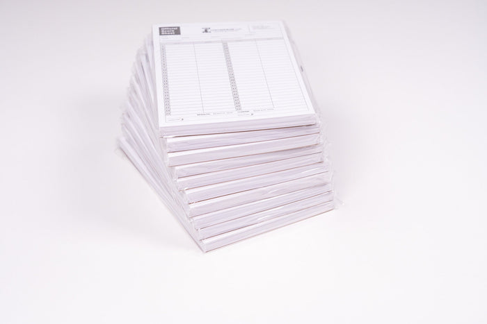 1000 Tournament Chess Scoresheets (10 Pads) - Book - Chess-House