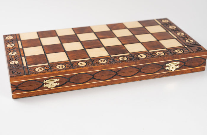 16" Senator Wooden Chess Set - Chess Set - Chess-House